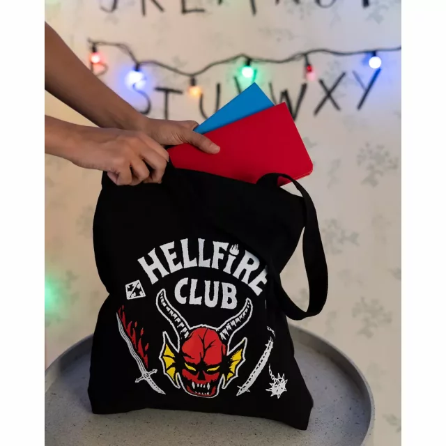 Taška Stranger Things - Hellfire Club (plátěná)