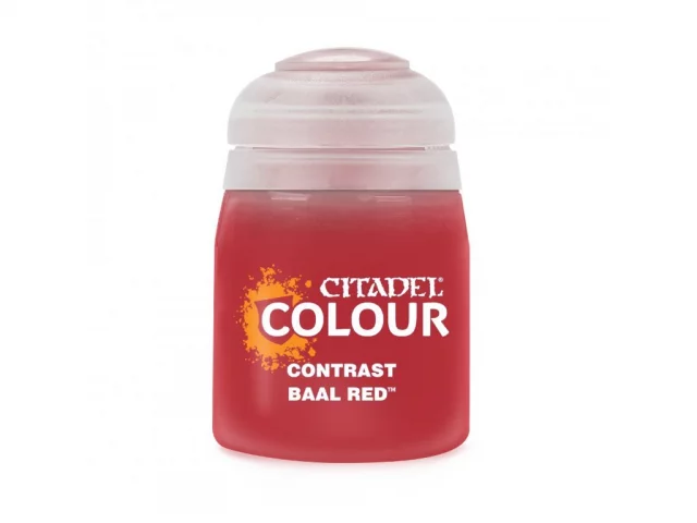 Citadel Contrast Paint (Baal Red) - kontrastní barva - červená