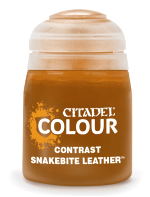 Citadel Contrast Paint (Snakebite Leather) -kontrasztos szín - barna