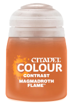 Citadel Contrast Paint (Magmadroth Flame) - kontrasztos szín - narancssárga