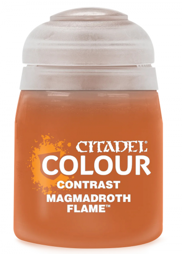 Citadel Contrast Paint (Magmadroth Flame) - kontrasztos szín - narancssárga