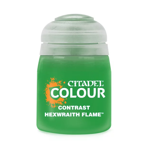 Citadel Contrast Paint (Hexwraith Flame) - kontrastní barva - zelená 2022