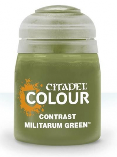 Citadel Contrast Paint (Militarum Green) - kontrasztos szín - zöld