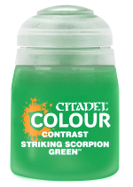 Citadel Contrast Paint (Striking Scorpion Green) - kontrasztos szín - zöld