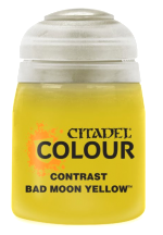 Citadel Contrast Paint (Bad Moon Yellow) - kontrasztos szín - sárga