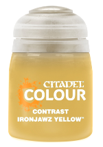 Citadel Contrast Paint (Ironjawz Yellow) -kontrasztos szín - sárga