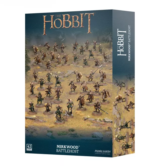 Társasjáték The Hobbit - Middle-Earth Strategy Battle Game - Mirkwood Battlehost (42 figura) - Lord of the Rings