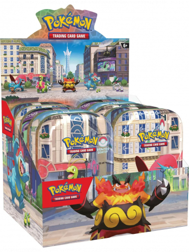 Kártyajáték Pokémon TCG - Lumiose City Mini Tin Display (10 db)
