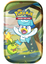 Kártyajáték Pokémon TCG - Paldea Pals Mini Tin: Quaxly & Smoliv
