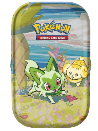 Kártyajáték Pokémon TCG - Paldea Pals Mini Tin: Sprigatito & Fidough
