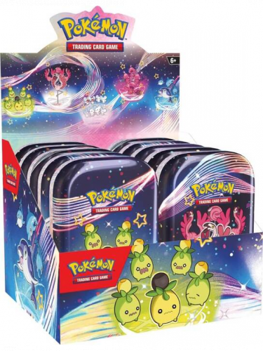 Kártyajáték Pokémon TCG: Scarlet & Violet Paldean Fates - Mini Tin Display (10x Mini Tin)