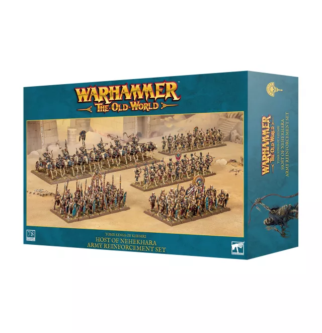 Warhammer The Old World - Tomb Kings of Khemri: Host of Nehekhara - Army Reinforcement Set (78 figura) - Warhammer: Old World