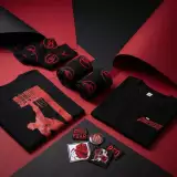 Marvel – Daredevil ajándékcsomag (póló, kitűzők, felvarrók, zoknik) (XL-es méret) - Tapasz
