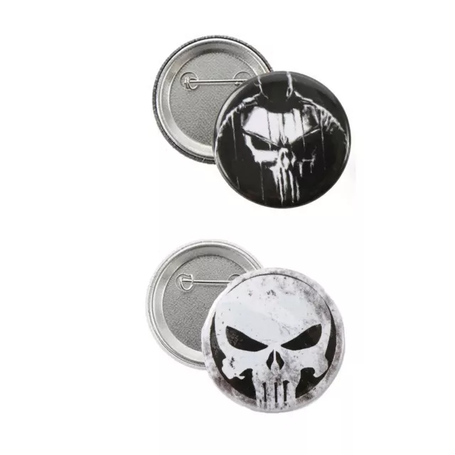 Marvel – Punisher ajándékcsomag (póló, kitűzők, felvarrók, zoknik) (XL-es méret) - Tapasz