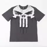 Marvel – Punisher ajándékcsomag (póló, kitűzők, felvarrók, zoknik) (XL-es méret) - Tapasz