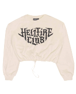 Női pulóver Stranger Things - Hellfire Club Crop Top