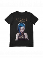 Póló Arcane - Jinx Black