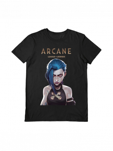 Póló Arcane - Jinx Black