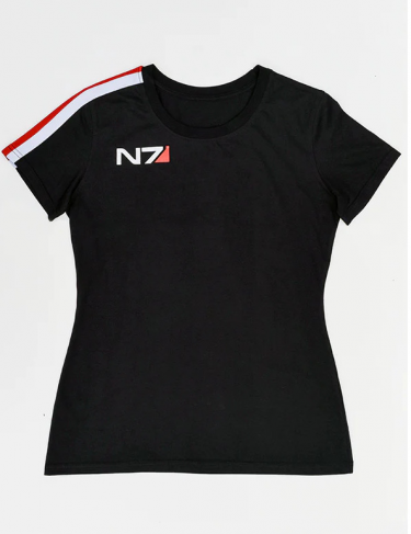 Női póló Mass Effect - N7 Stripe Logo