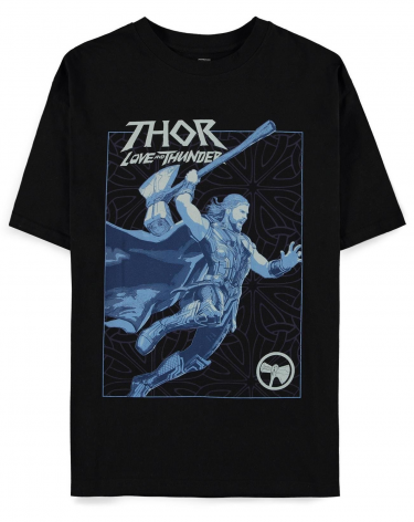 Női póló Thor: Love and Thunder - Blue Thor Oversized
