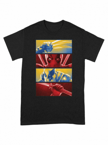 Póló Deadpool - Deadpool And Wolverine Boxes