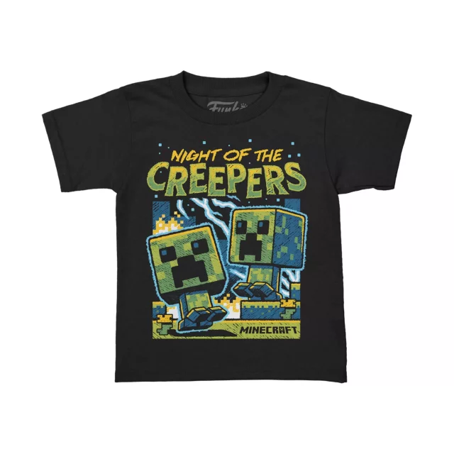 Tričko dětské Minecraft- Blue Creeper + figurka Funko Pocket POP!