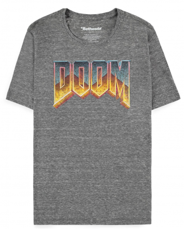 Póló Doom - Classic Logo Grey