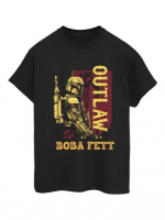 Póló Star Wars - Boba Fett Distressed Outlaw