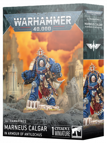 W40k: Ultramarines - Marneus Calgar in Armour of Antilochus (1 figura)