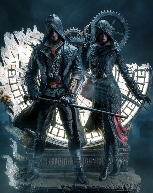 Szobor Assassin's Creed - Jacob & Evie Frye 1:4 Scale Statue (PureArts)