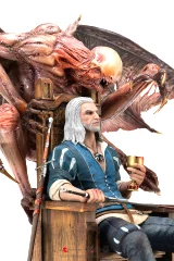 Socha Zaklínač - Geralt 1/4 Scale Deluxe Statue (PureArts)