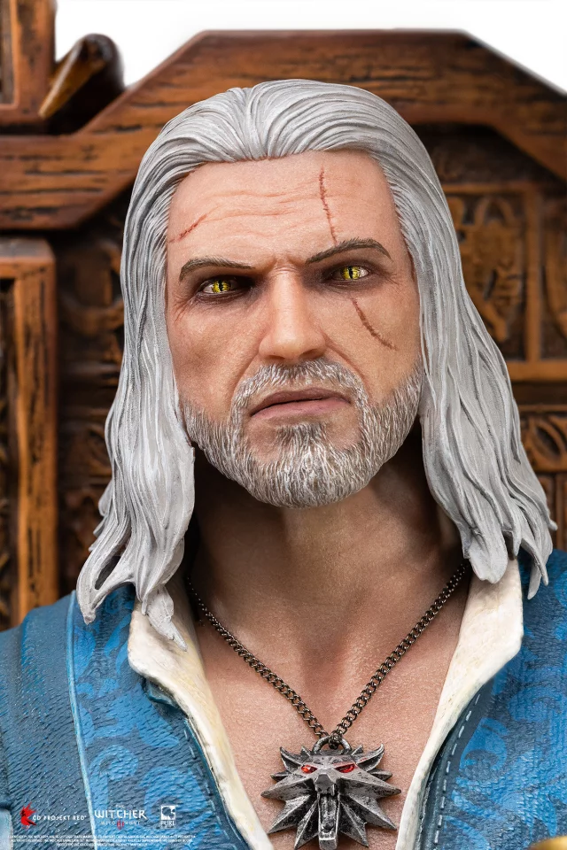 Socha Zaklínač - Geralt 1/4 Scale Deluxe Statue (PureArts)