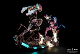 Kedvezményes szett szobor League of Legends - Jinx & Vi 1/6 Scale Statue (PureArts) - Figura