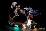 Kedvezményes szett szobor League of Legends - Jinx & Vi 1/6 Scale Statue (PureArts) - Limitált darabszámban