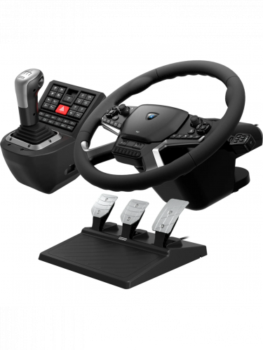 Kormány pedálokkal és váltókarral - HORI Force Feedback Truck Control System (PC)