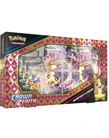 Kártyajáték Pokémon TCG: Crown Zenith - Morpeko V-UNION Premium Playmat Collection (Sérült csomagolás)