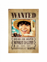 Zászló One Piece - Wanted Law & Kid