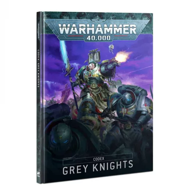 Kniha W40k: Codex: Grey Knights (2021) (poškozený obal)