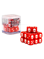 Kocka Warhammer Dice Cube (20 ks), hatfalú - piros