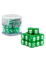 Kockák Warhammer Dice Cube (20 db),  hatfalú - zöld