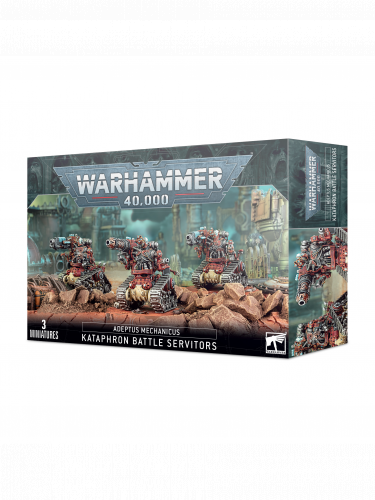 W40k: Adeptus Mechanicus - Kataphron Battle Servitors (3 figura)