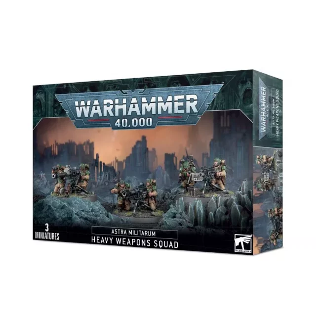 W40k: Astra Militarum - Heavy Weapons Squad (2023) (3 figurky)