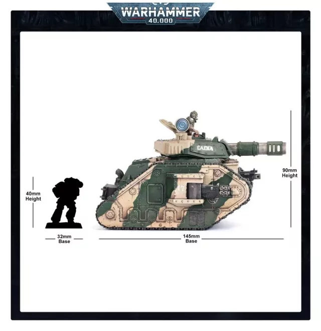 W40k: Astra Militarum - Leman Russ Battle Tank (1 figurka)