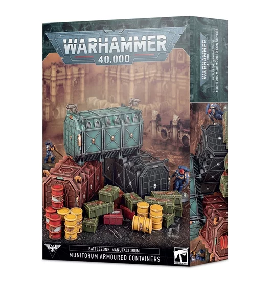 W40k: Battlezone: Manufactorum Munitorum Armoured Containers - Warhammer