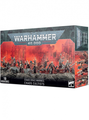 W40k: Chaos Space Marines Chaos Cultists (10 figura)