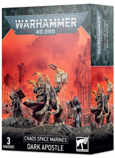 W40k: Chaos Space Marines - Dark Apostle (3 figura)