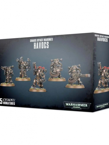 W40k: Chaos Space Marines - Havocs (5 figura)
