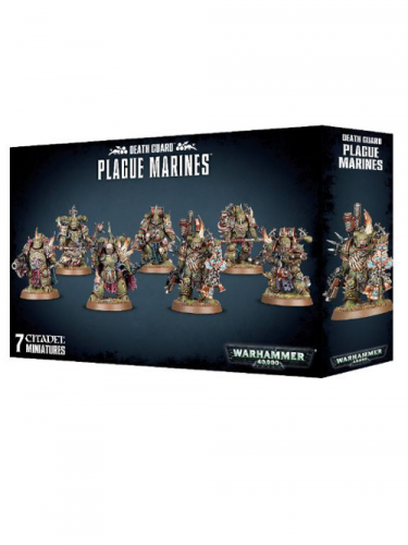 W40k: Death Guard: Plague Marines (7 figura)