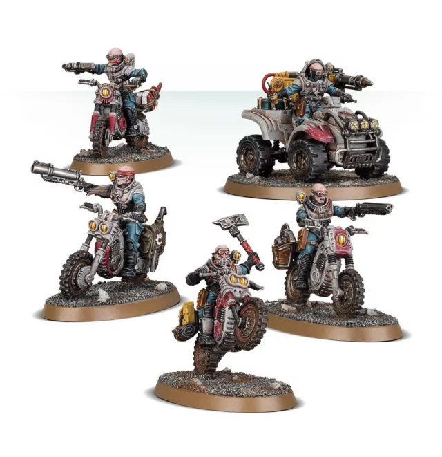 W40k: Genestealer Cults Atalan Jackals (5 figurek) (poškozený obal)