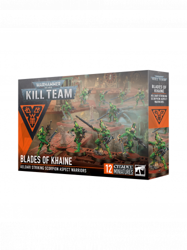 W40k: Kill Team - Blades of Khaine: Aeldari Striking Scorpion Aspect Warriors (12 figura)